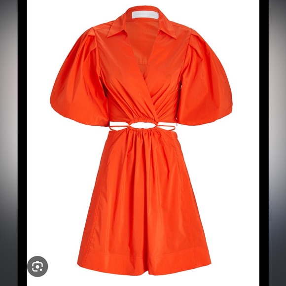 Jonathan Simkhai aulora cotton poplin dress - Picture 3 of 8